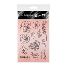 Hunkydory Crafts For the Love of Stamps -- Beautiful Blooms Rose Gold Collection