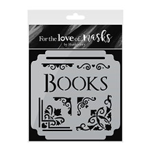 Hunkydory For the Love of Masks - A Good Book Stencil - FTLM249