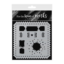 Hunkydory For the Love of Masks - A Cracking Christmas Stencil - FTLM233
