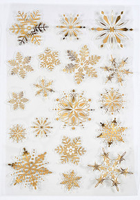 Hunkydory Luxury Foiled and Die-Cut Snowflakes on Acetate One A4 Sheets