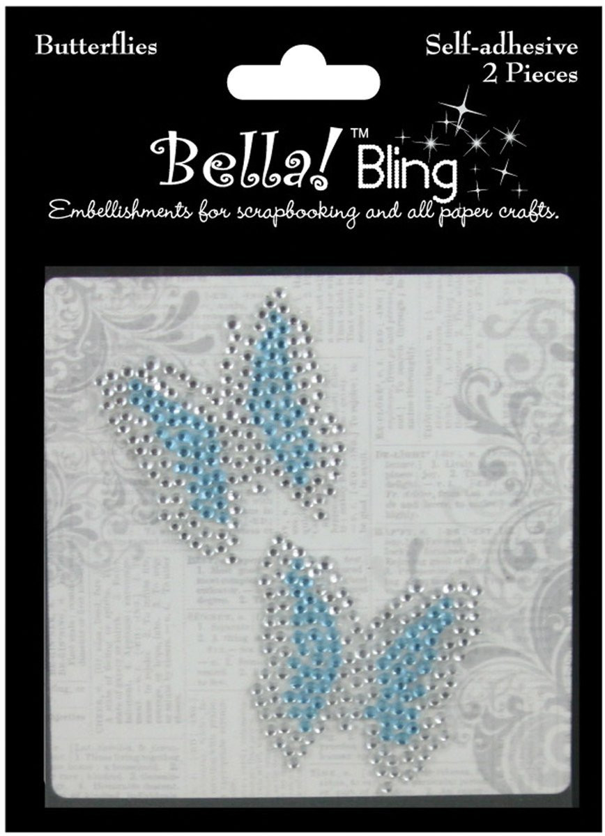 Ruby Rock-It Bling Self Adhesive Rhinestones, Butterflies, Blue, 2-Pack -  Simply Special Crafts