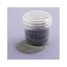 Whispers Embossing Powder 1oz. Silver Pearl