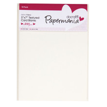 docrafts Papermania Textured Cards and Envelopes, Cream, 5 by 7-Inch