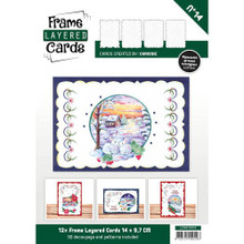 Find it Trading Frame Layered Cards No14 with Embroidery Patterns  & 3D Scissor-Cut Sheets