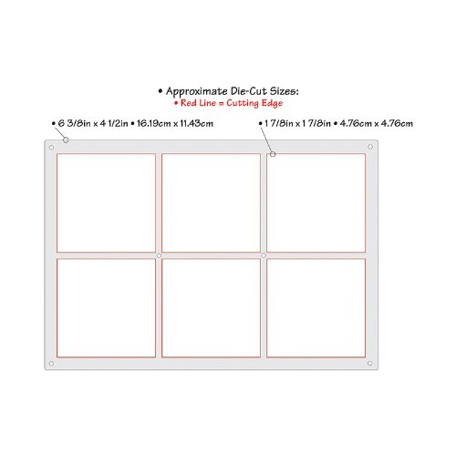 Amazon.com: Sizzix Thinlits Grid Works Die 5.375x3.875-2.375