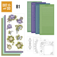 Hobbydots Dot and Do Floral Corners NR081 Card Set