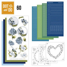 Hobbydots Dot and Do NR060 Blue Flowers Card Set