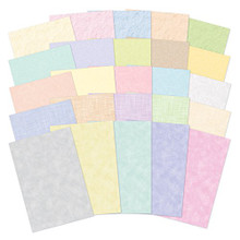 Hunkydory Adorable Scorable Matt-tastic Textures Selection Pack A4 Sheets 350gsm 100 Sheets Pastel Tones