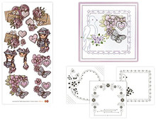 Card Deco 1-Piece Hearts Dot and Do 15 Hobbydots Card Set DODO015