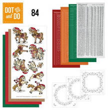 Dot and Do Christmas Horses DODO084 Hobbydots Card Set
