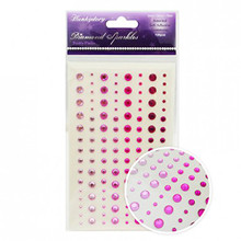Hunkydory Diamond Sparkles Pretty Pinks 120 Assorted Self-Adhesive Gemstones Gem209