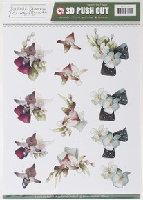 Precious Marieke Punchout Sheet-Fantastic Flowers  SB10155 