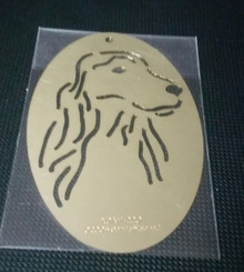Setter Dog Stencil XDAH-220  2.5" x 3.5"