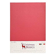 Dovecraft Christmas Basics Card Pack, Paper, Multi-Colour, A4 Size