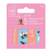Papermania Paws for Thought - Craft Tape 5m rolls