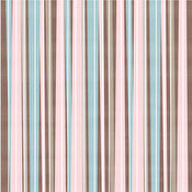  HOTP Brown-Pink Stripes 8x8 Papers 25-sheet Pack 30020