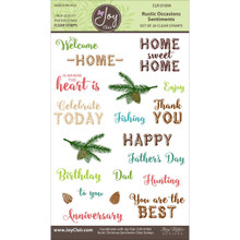 Joy Clair Clear Stamps 4x6-Rustic Occasions
