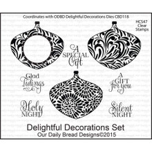 Our Daily Bread Delightful Decorations Clear Unmounted Rubber Stamp Set (HCS47)