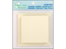 Paper Accents ADP2525-10.119 2.5x2.5' Cream Card & Envelope