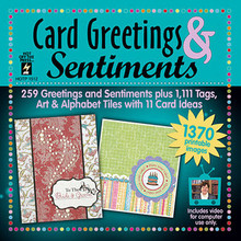 Card Greetings & Sentiments on CD In White Sleeve from HOTP 1512