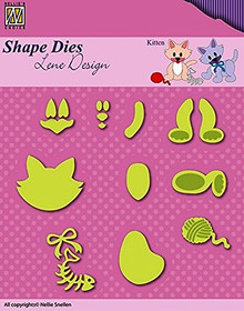 Nellie's Choice Shape Dies - Kitten Set - SDL046