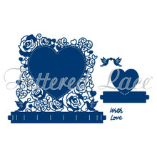 Tattered Lace Dies ~ Flectere Heart Fancy Foundation, TTLD0060