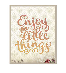 Couture Creations Enjoy the Little Things Die Set for Scrapbooking (CO724526)