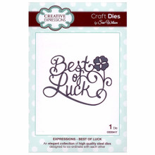 Sue Wilson Expression Collection CED5417 'Best of Luck' Dies