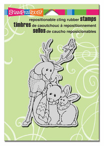 Stampendous Cling Furry Friends Rubber Stamp