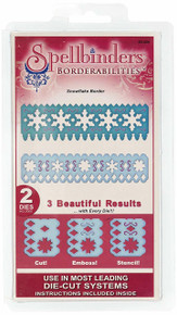 Spellbinders Borderabilities Petite Dies 5-1/2-Inch, Snowflake