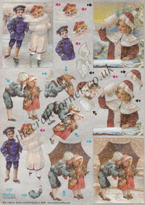 Dufex Metallic Precut Sheet - Victorian Children