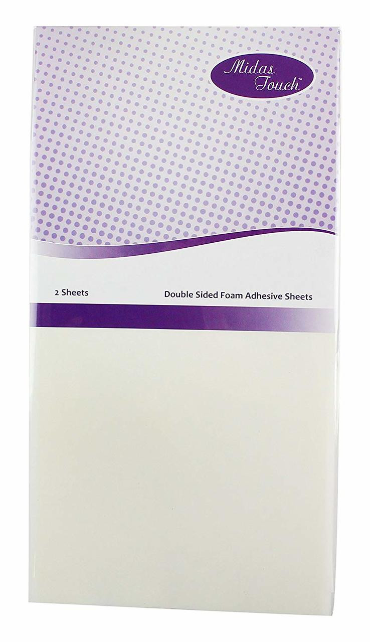 Midas Touch DoubleSided Foam Adhesive Sheets 6x12' 2Sheets Per Pack