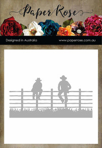 Paper Rose Dies-Men Sitting On Fence