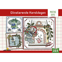 Hobbydots Booklet 223 - Hobbydols 223 Glittering Christmas - Martine Rippe - Patterns & Ideas - Dutch