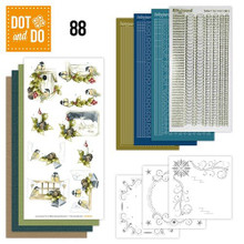 Dot and Do Nr. 91 Card Kit Christmas Scenes HobbyDot Stickers, 3D Image & Layered Cards