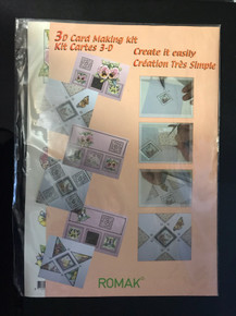 Romak 3D Card Making Kit - Pansies/Butterflies RM007