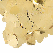 Darice 30030473 Heart Confetti: Metallic, Pet Mylar.35 oz, Gold