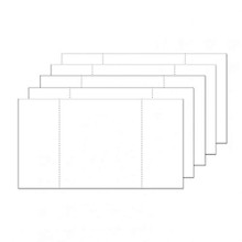 Hunkydory 6x6 in Centre Gate Fold Stepper Card Blanks SHA276 (4 cards)