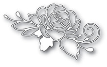 Poppystamps Blooming Rose Cutting Die 2013