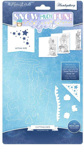 Sparkling Snowfall Tags Moonstone Die Set MSTONE206 RRP £14.99 Hunkydory