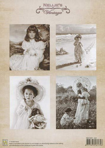 Nellie's Vintage Prints- Girl NEVI001