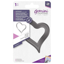 Gemini - Foil Stamp N Cut Dies - Elements- Heart Tag