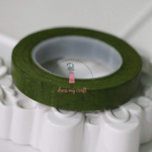 Dress My Craft Self-Adhesive Floral Tape .5' X60'-Green