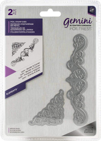 Gemini - Foil Stamp Die Elements-Lyon Border & Corner