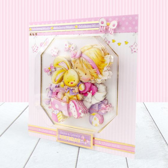 Hunkydory Dimensional Card Kit 6x6 with Octagon Aperture and Clear Card  Front - Simply Special Crafts