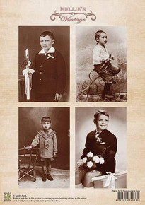 Nellie's Vintage Prints- Communion Boy NEVI043
