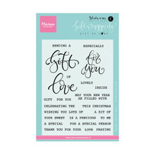 Marianne Design Stamps Giftwrapping: Gift of Love- KJ1718
