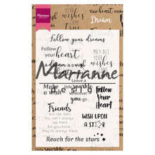 Marianne Design Stamps- Dream Sentiments- CS1018