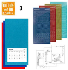 Find It Trading Dot and Do Four Seasons Calendar Card Kit Makes 3- NR. 3- DODOSP003