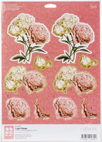 Couture Creations C'est La Vie A4 Decoupage Sheets Pink Artdeco Creations CO725741